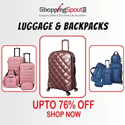 Up to 76% Off on Luggage & Backpacks